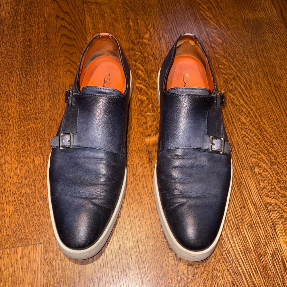 Men's Santoni Double Monk Shoes